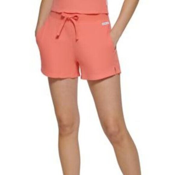 Calvin Klein Jeans Women's Waffle-Knit Mid-Rise Pull-on Shorts, Size XL, New - Picture 3 of 11